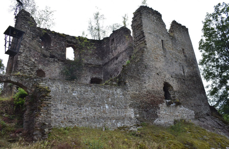 Ruiny Zamku Świecie - Zamek Miecz, Poland